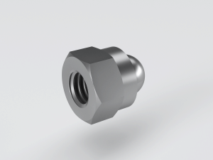 Hexagon domed nylon insert nut suppliers to DIN 986