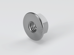 Hexagon Nut with plain / serrated flange